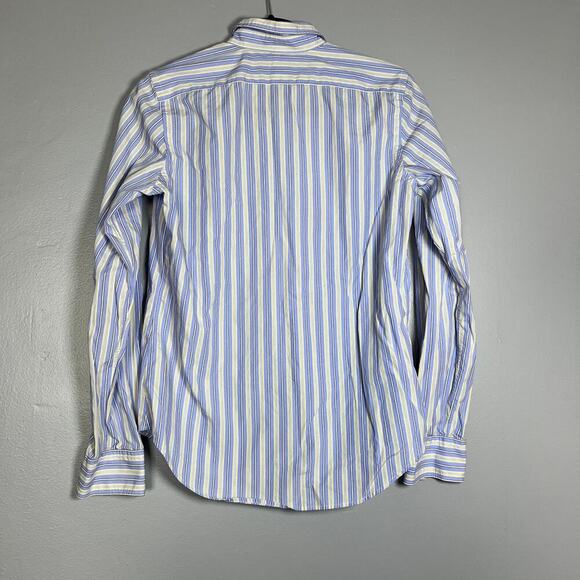 ✨Polo Ralph Lauren Sport Womens Size 8 Slim Fit Striped Button Up Long Sleeve - Picture 3 of 7